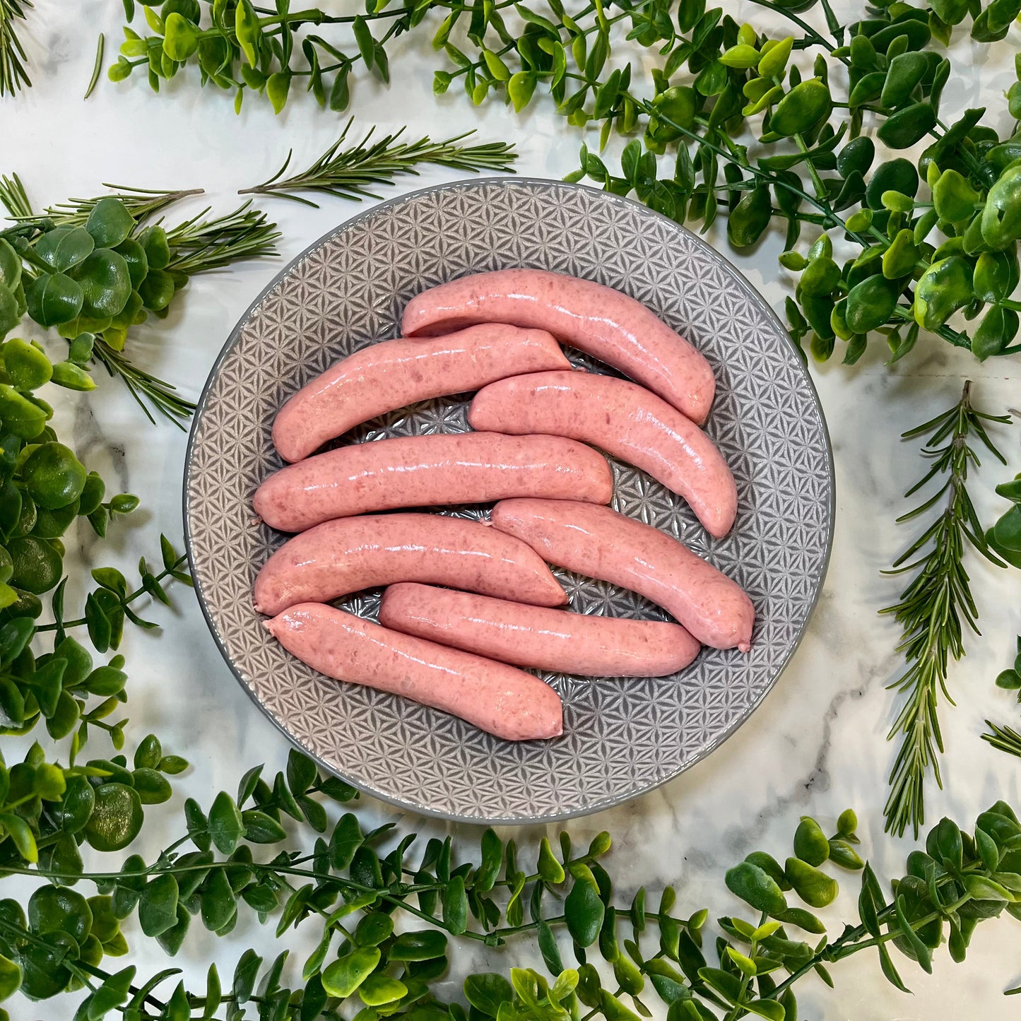 Finest quality pork sausages