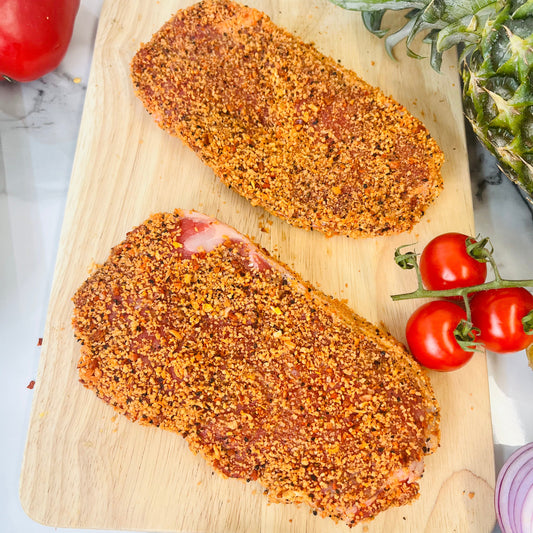 2 pepper coated Tender steaks
