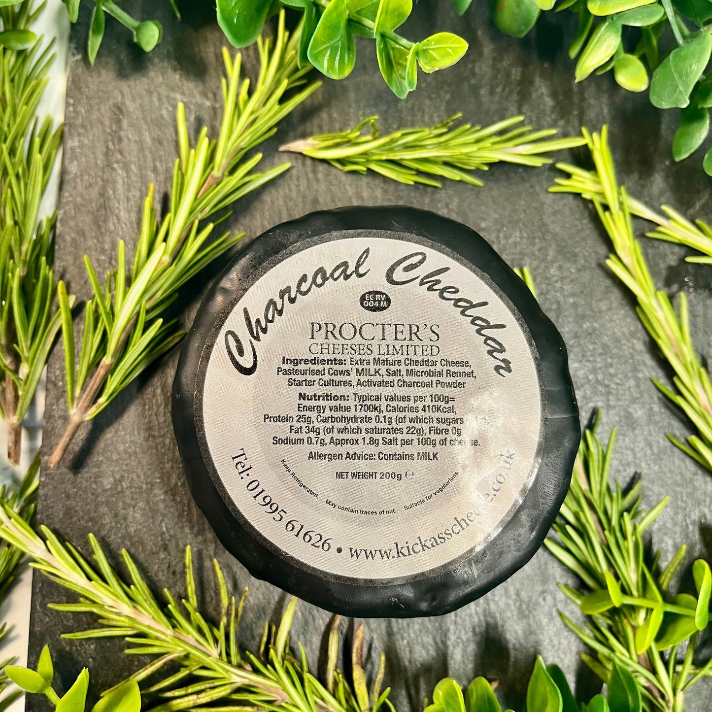 Kick Ass Cheese - Charcoal Cheddar