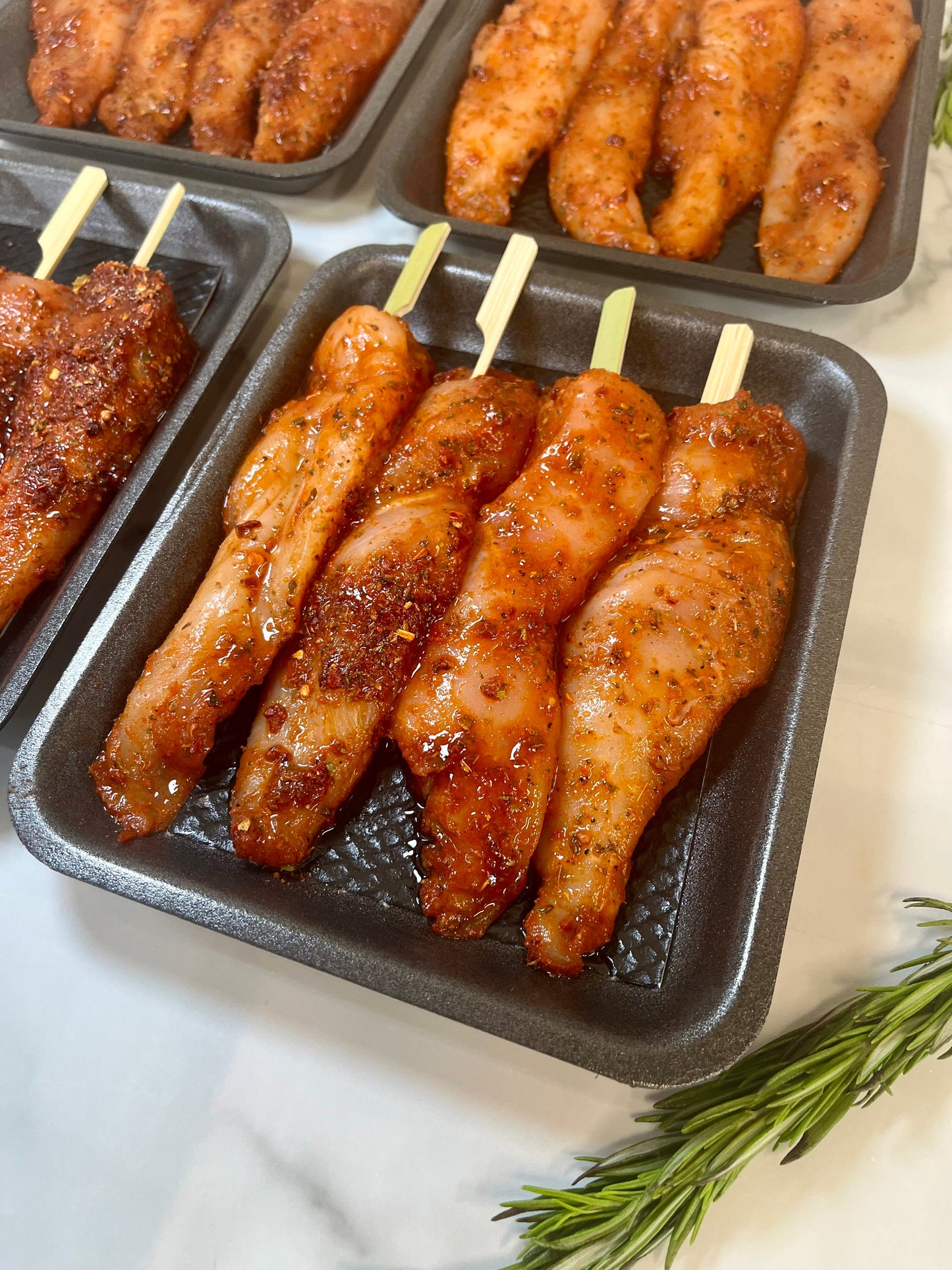 Hot & Spicy Chicken Breast Skewers