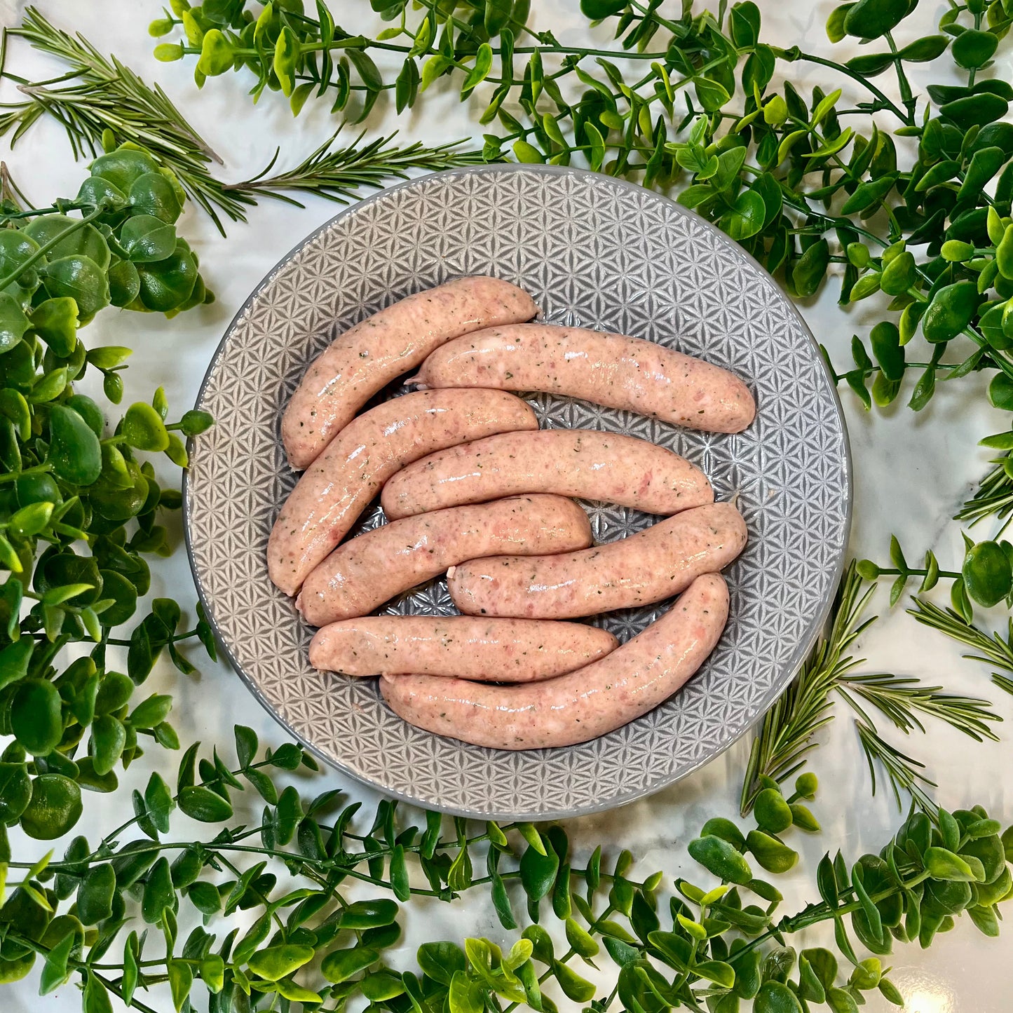 Finest quality pork sausages