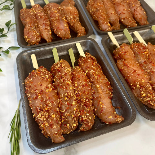 Oriental Salt & Pepper Chicken Breast Skewers