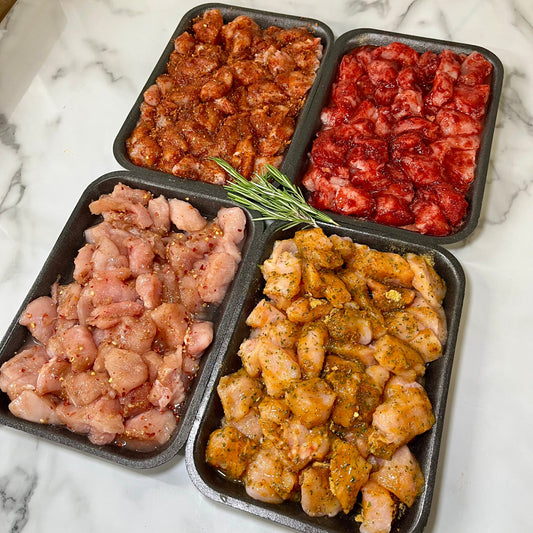 Diced & Marinated Chicken Breast Bundle