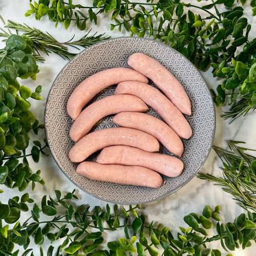 Finest quality pork sausages