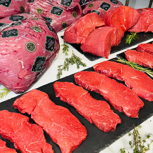 10 X Centre Cut Rump Steaks - Catering butcher