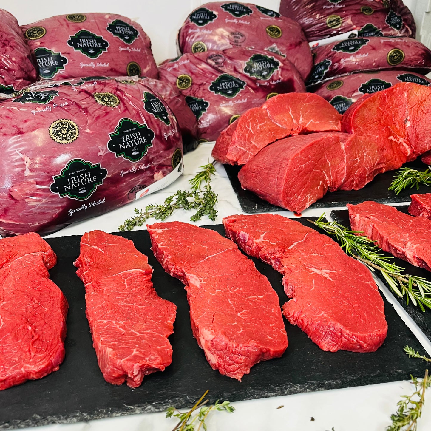 10 X Centre Cut Rump Steaks - Catering butcher