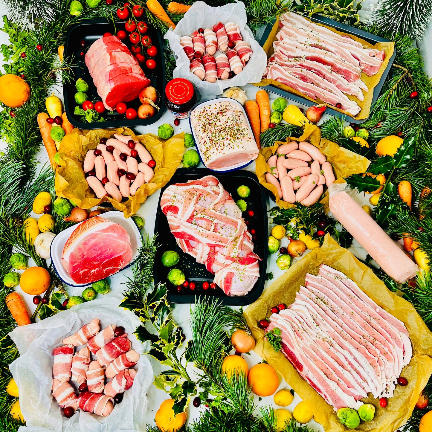 Silver Christmas Hamper