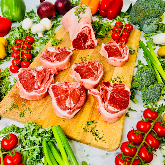 1kg English Lamb Loin Chops (8-12 chops)