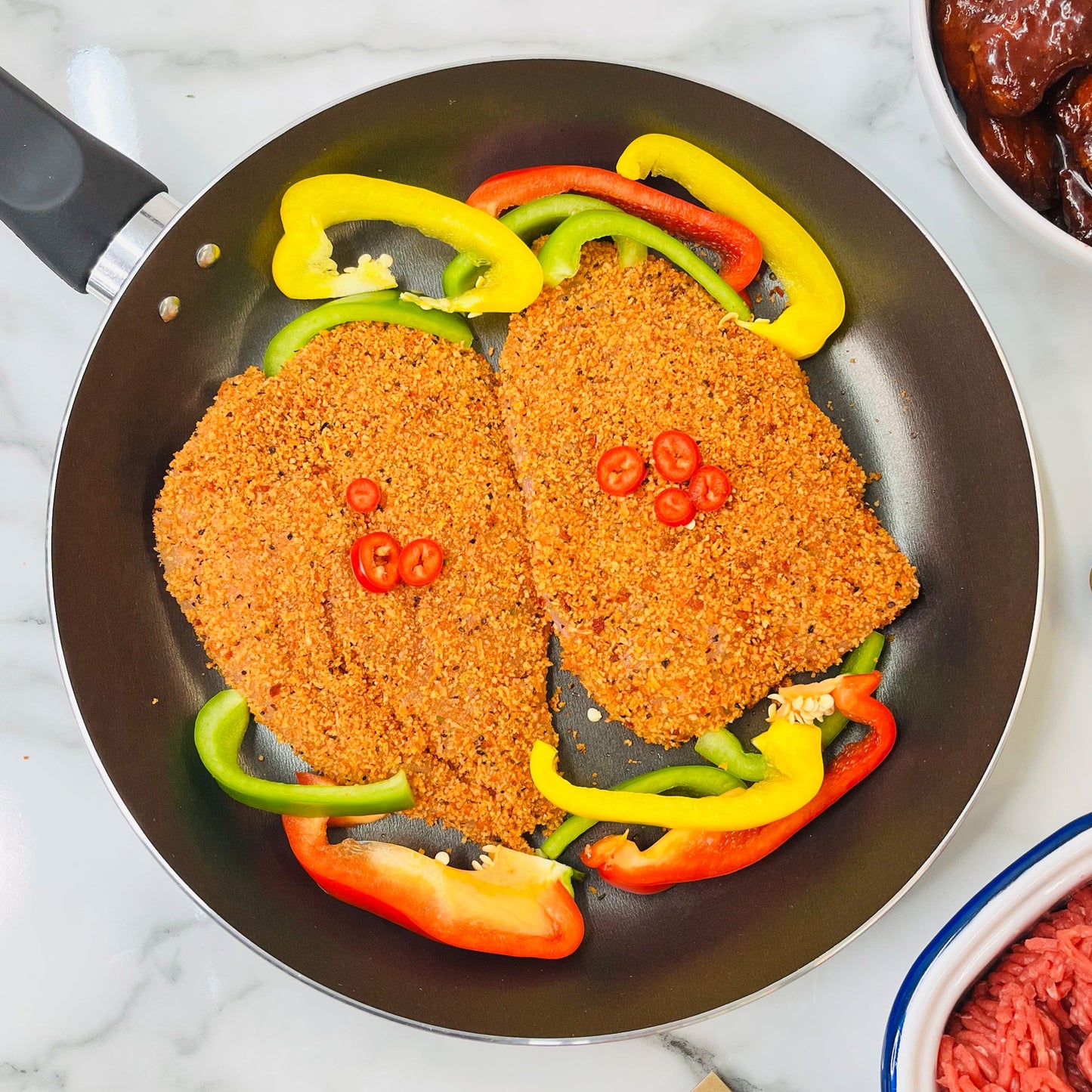 Butterfly chicken breast fillets