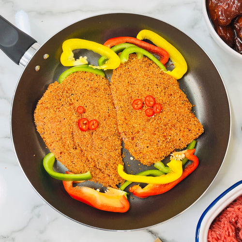 Butterfly chicken breast fillets