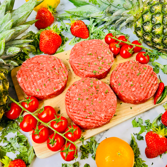 4 British Steak Burgers