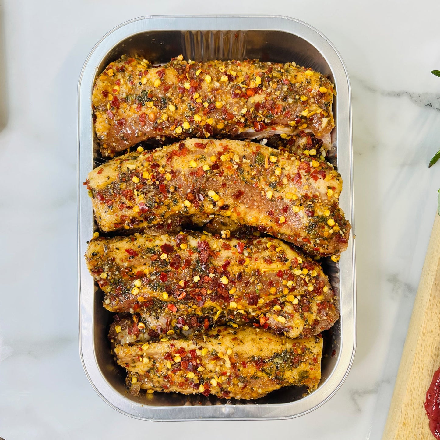 1kg Boneless pork rib slices