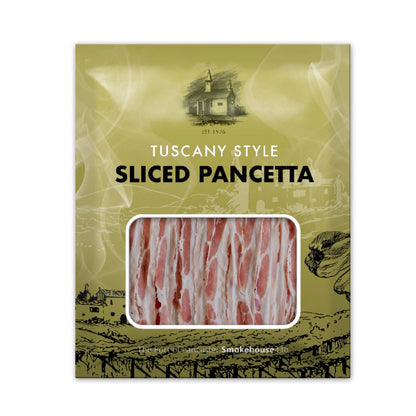 ENGLISH DRY CURED SMOKED SLICED PANCETTA