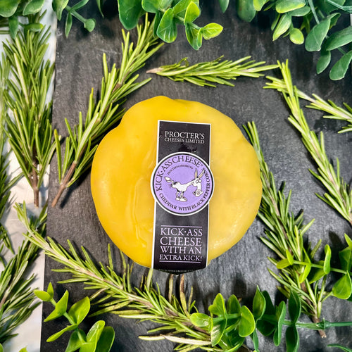 Kiss Ass Cheese - Cheddar With Black Pepper Corns