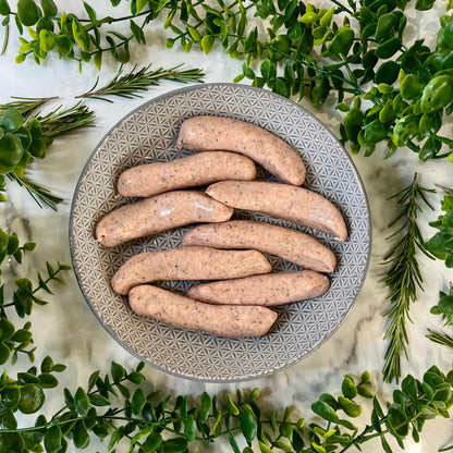 Finest quality pork sausages