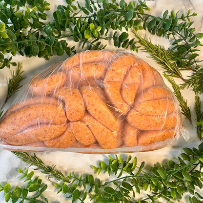 Whole bag of Premium Pork & Chilli Sausages