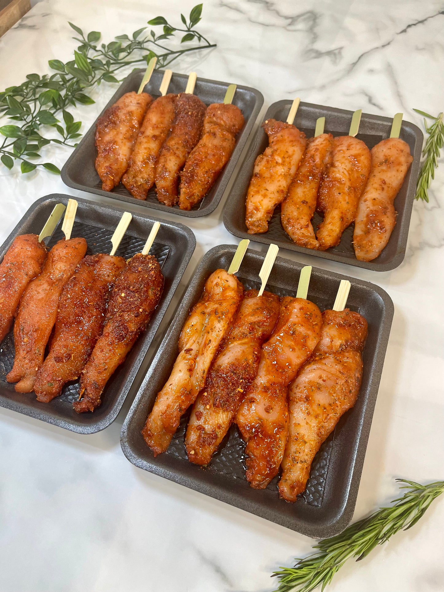 Hot & Spicy Chicken Breast Skewers