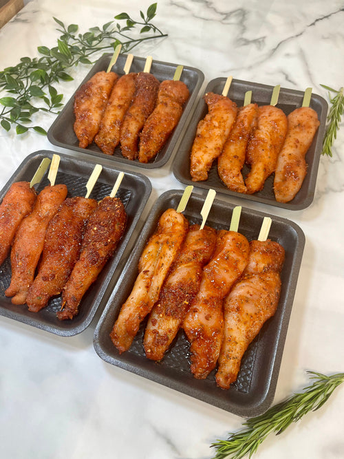 Hot & Spicy Chicken Breast Skewers