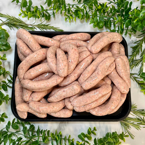 Whole bag of Premium Linconshire Sausage