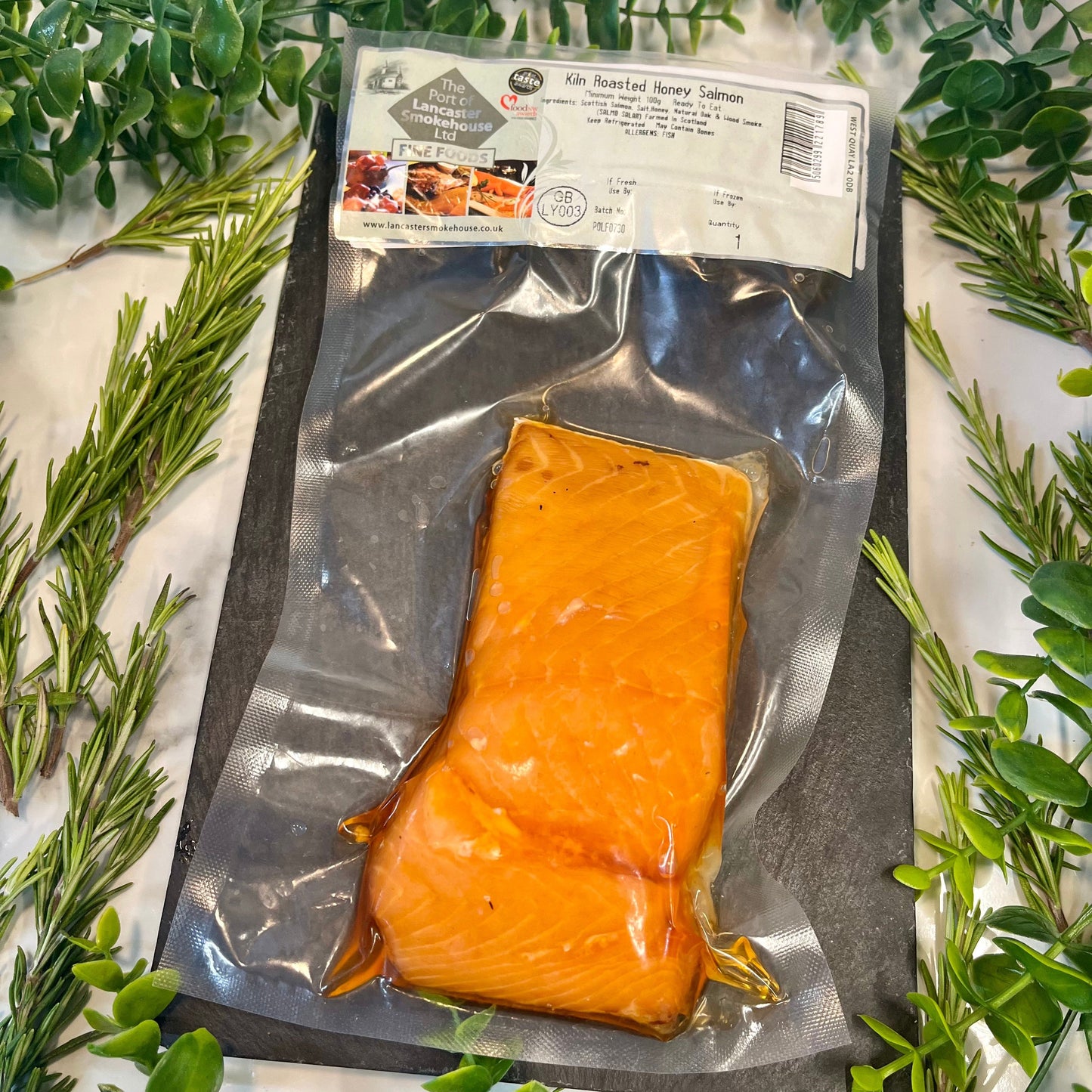 LANCASTER SMOKE HOUSE KILN ROASTED HONEY SALMON