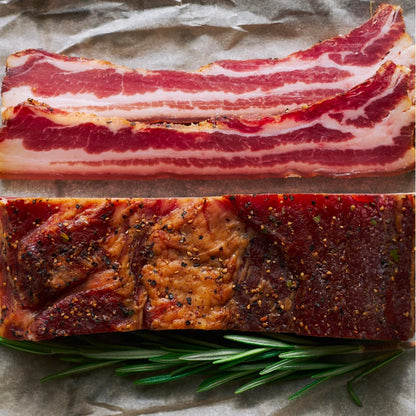 ENGLISH DRY CURED SMOKED SLICED PANCETTA