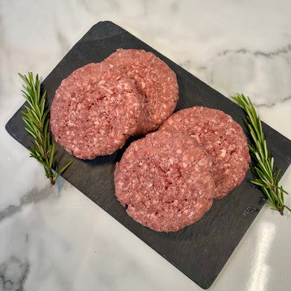 Large Steak Burgers - 4 x 6oz