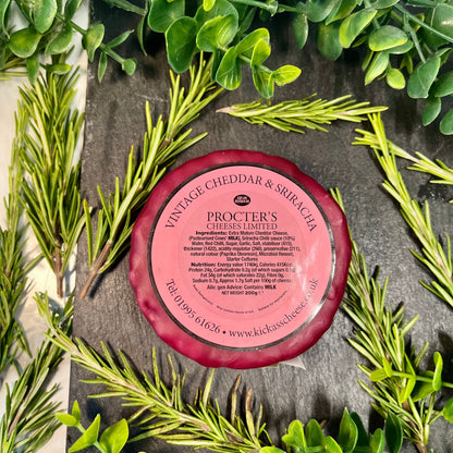 Kiss Ass Cheese - Vintage Cheddar & Sriracha