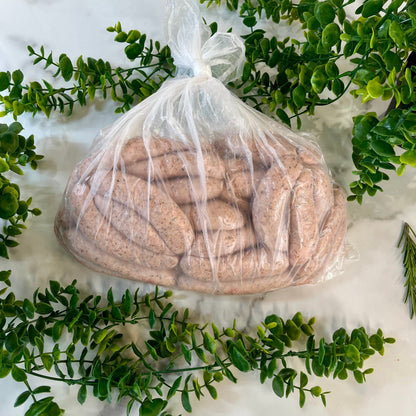 Whole bag of Premium Olde English Sausages