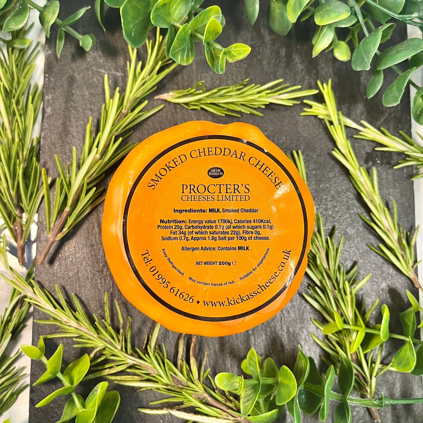 Kick Ass Cheese - Smoked Cheddar Cheese