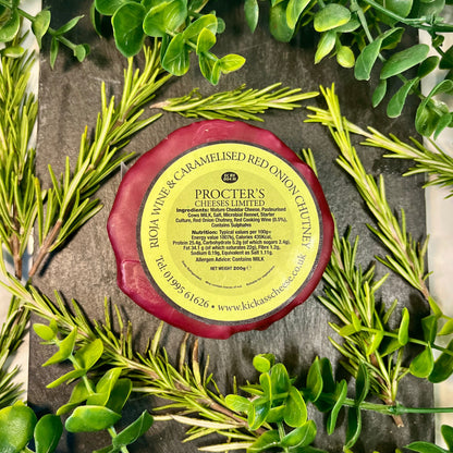 Kick Ass Cheese - Rioja Wine & Caramelised Red Onion