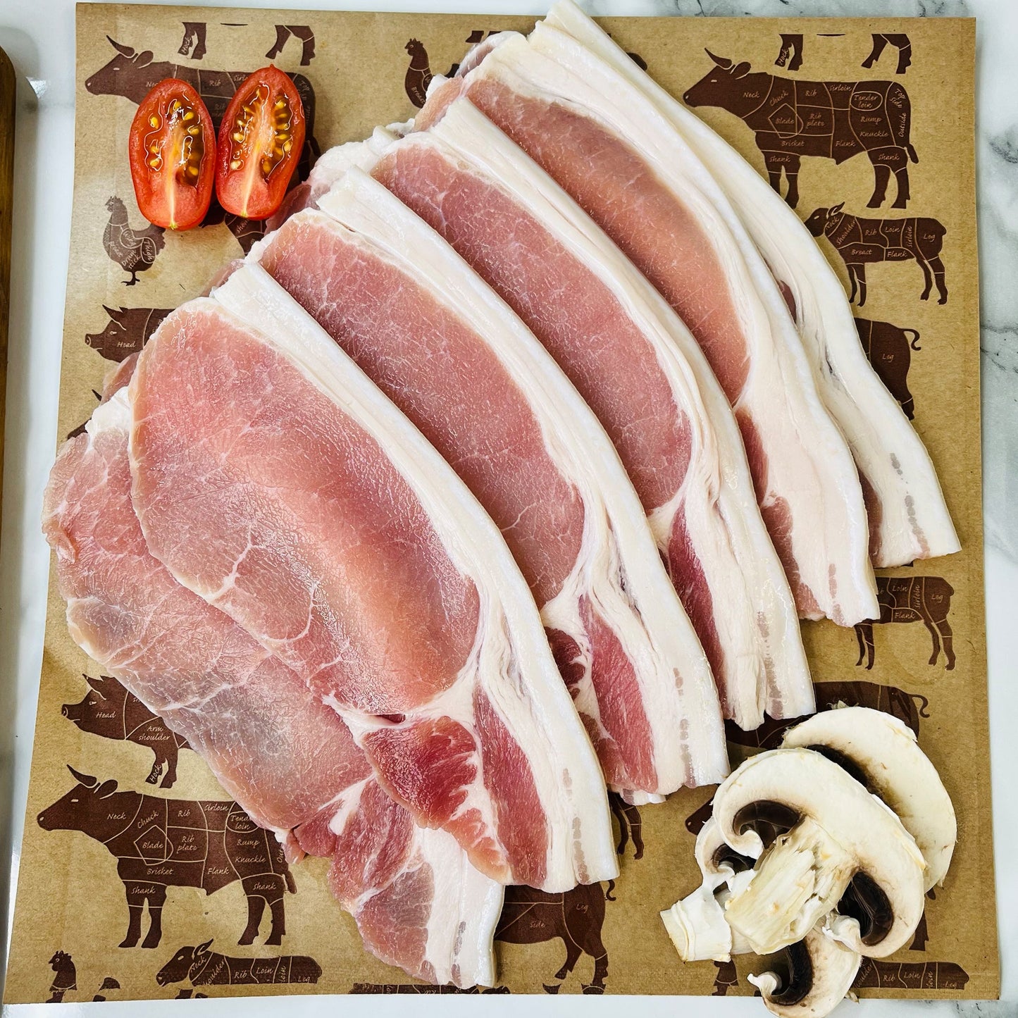 Best quality back bacon 6 x 300g Packs