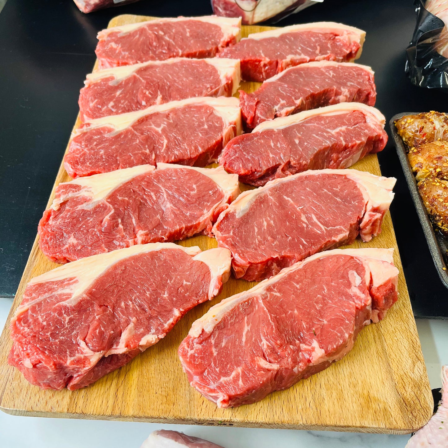 10x200g Prime English Sirloin Steaks